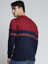 Load image into Gallery viewer, Red and Blue mens tee-shirt