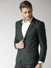 Load image into Gallery viewer, Dark green blazer for men.