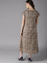 Load image into Gallery viewer, Grey-Print-Rapido-Women-Dresses