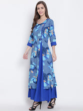 Load image into Gallery viewer, Light-Blue-Women-Dresses