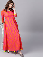 Load image into Gallery viewer, Pink-Yellow-Lines-Women-Dresses