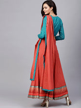 Load image into Gallery viewer, Printed-Ready-to-Wear-Lehenga-Blouse-with-Dupatta