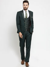 Load image into Gallery viewer, Green three piece suite for  men.