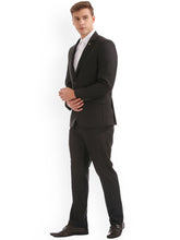 Load image into Gallery viewer, Black formal suit for men