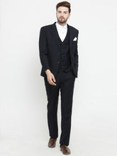 Load image into Gallery viewer, Black indian style suit for men.