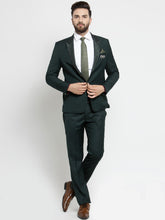 Load image into Gallery viewer, Dark green partywear suit for men.