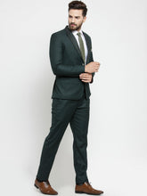 Load image into Gallery viewer, Dark green partywear suit for men.