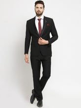 Load image into Gallery viewer, Black formal suit for men