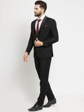 Load image into Gallery viewer, Black formal suit for men