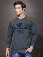 Load image into Gallery viewer, Grey blue full sleeve men's tee-shirt