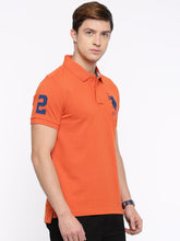 Load image into Gallery viewer, Orange polo tee-shirt for men