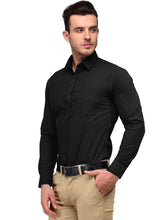 Load image into Gallery viewer, black formal shirt