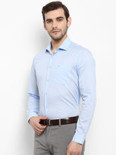 Load image into Gallery viewer, light blue formal shirt for men