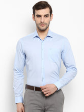 Load image into Gallery viewer, light blue formal shirt for men