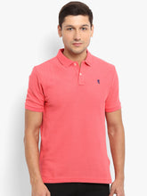 Load image into Gallery viewer, Pink polo tee-shirt for men