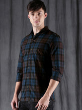 Load image into Gallery viewer, casual checked shirt for men.