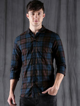 Load image into Gallery viewer, casual checked shirt for men.