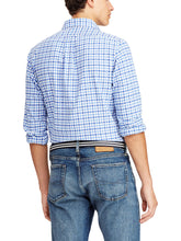 Load image into Gallery viewer, White checked casual shirt for men
